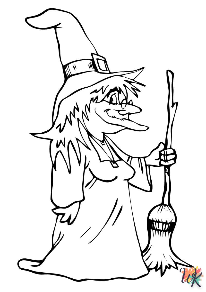 Strega 5 Disegni da Colorare Strega 3